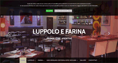 Desktop Screenshot of luppoloefarina.it